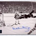 Bobby Orr Boston Bruins Autographed Stanley Cup Flying Goal 8x10 Photo